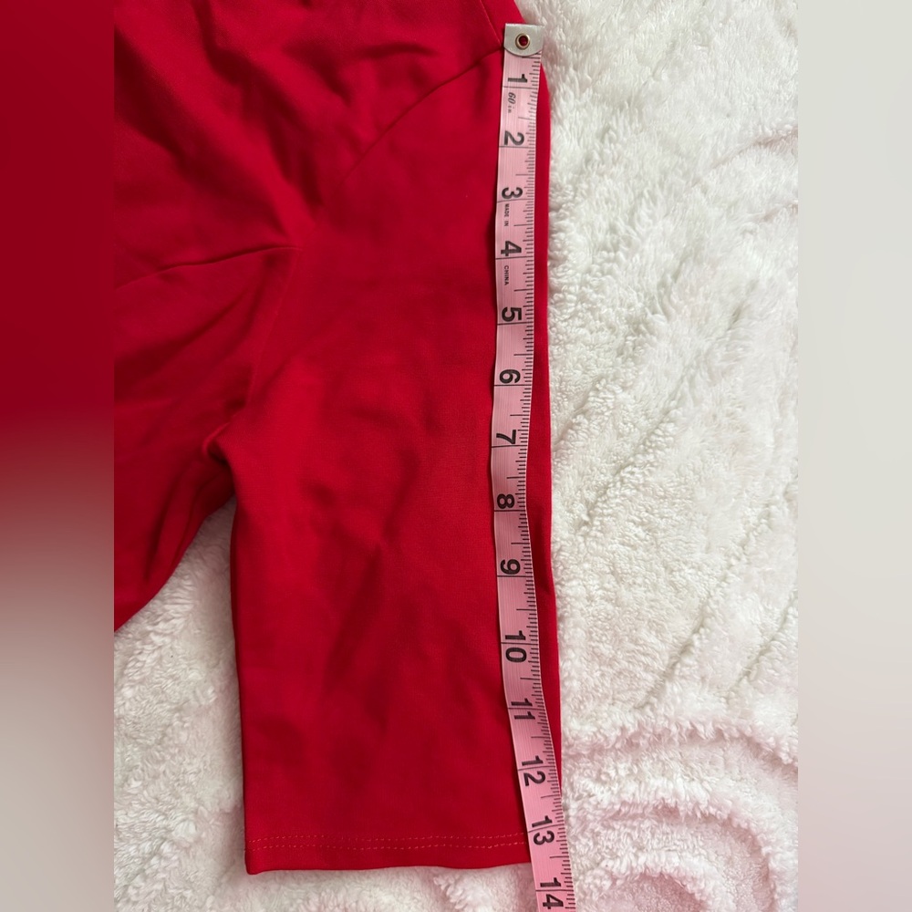 Lulu's Sheer Factor Red Skater Dress, Size M, EUC, Formal Holiday Party Dress - Picture 9 of 9